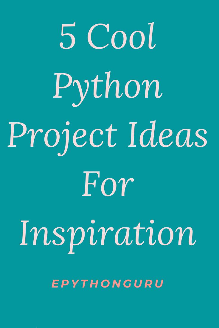 cool programming project ideas